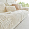 Soft Plush Geometric Textured Non-Slip Couch Cover
