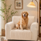 One-Piece Waterproof Pet-Friendly Ribbed Plush Recliner Couch Cover- Cozy Nest