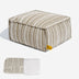 Sustainable Storage Pouf Ottoman & Dog Bed - Funnyfuzzy SnugNest