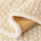 Striped & Bubble-Textured Plush Non-Slip Couch Cover