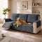 One-Piece Flannel Non-Slip Recliner Couch Cover with Elastic Straps - Cozy Nest