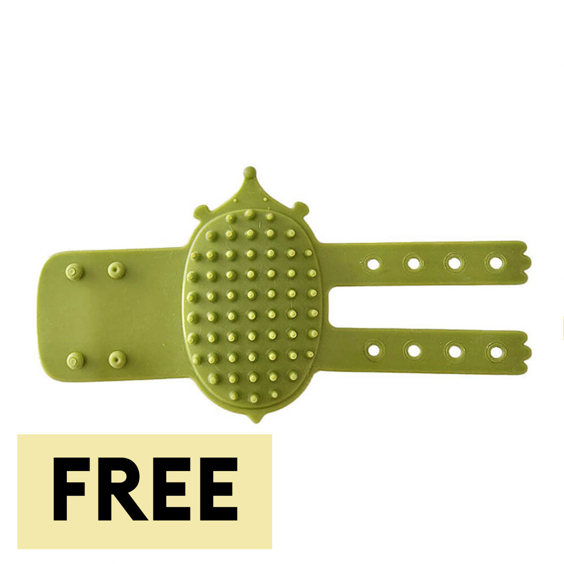 Rubber Table Leg Pet Self- Scratch Massager Brush