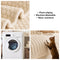 Striped & Bubble-Textured Plush Non-Slip Couch Cover