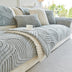 Soft Plush Geometric Textured Non-Slip Couch Cover