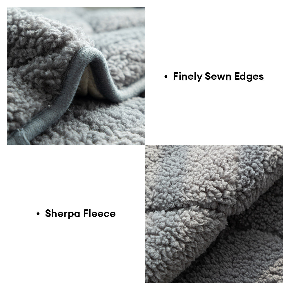 Pet-Friendly Thickened Soft Sherpa Fleece Non-Slip Sofa Protector Couch Cover