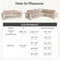 Furry Striped Sofa Protection Non-Slip Plush Recliner Couch Cover Sectional Couch Cover - Solid
