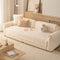 Striped & Bubble-Textured Plush Non-Slip Couch Cover