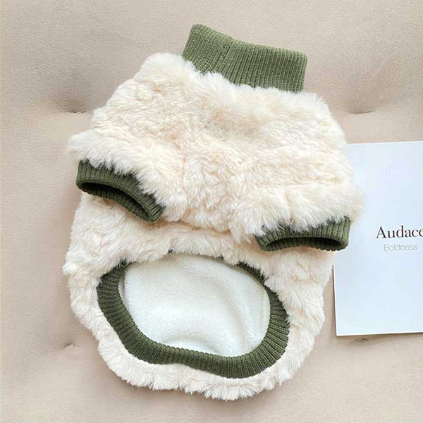 Pequeñas ovejas súper calientes de tortuga tortuga suéter de perro amigable para la piel