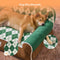 Diamond-Quilted Sherpa Orthopedic Dog & Cat Sofa Bed - Cocoa Pine