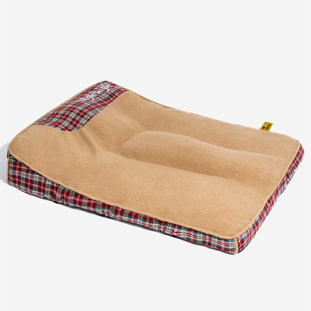 Extra Large Washable Teddy Fluffy Rectangle Dog Bed - Night-night