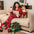 Christmas Red Checkered Full-Body Skin-Friendly Matching Pajamas for Dog and Owner