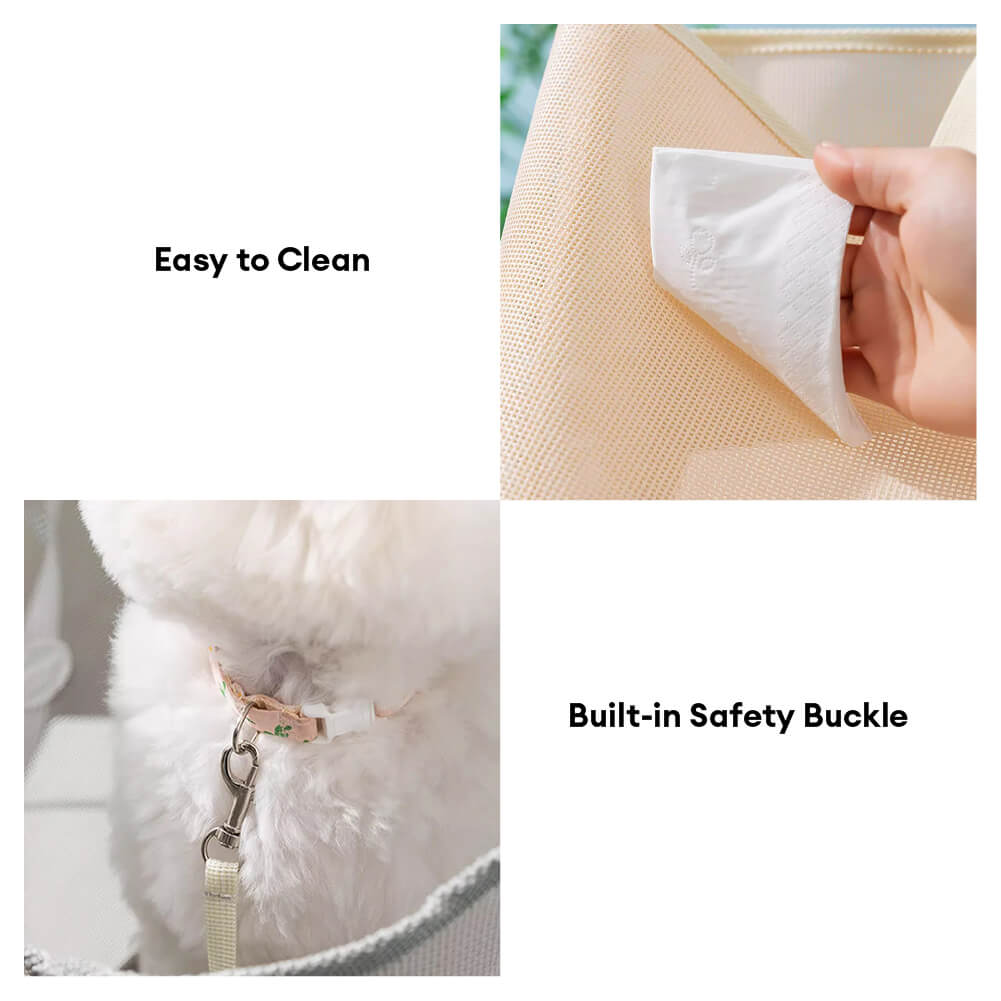 Lightweight Mesh Pet Carrier Bag for Small Dogs & Cats