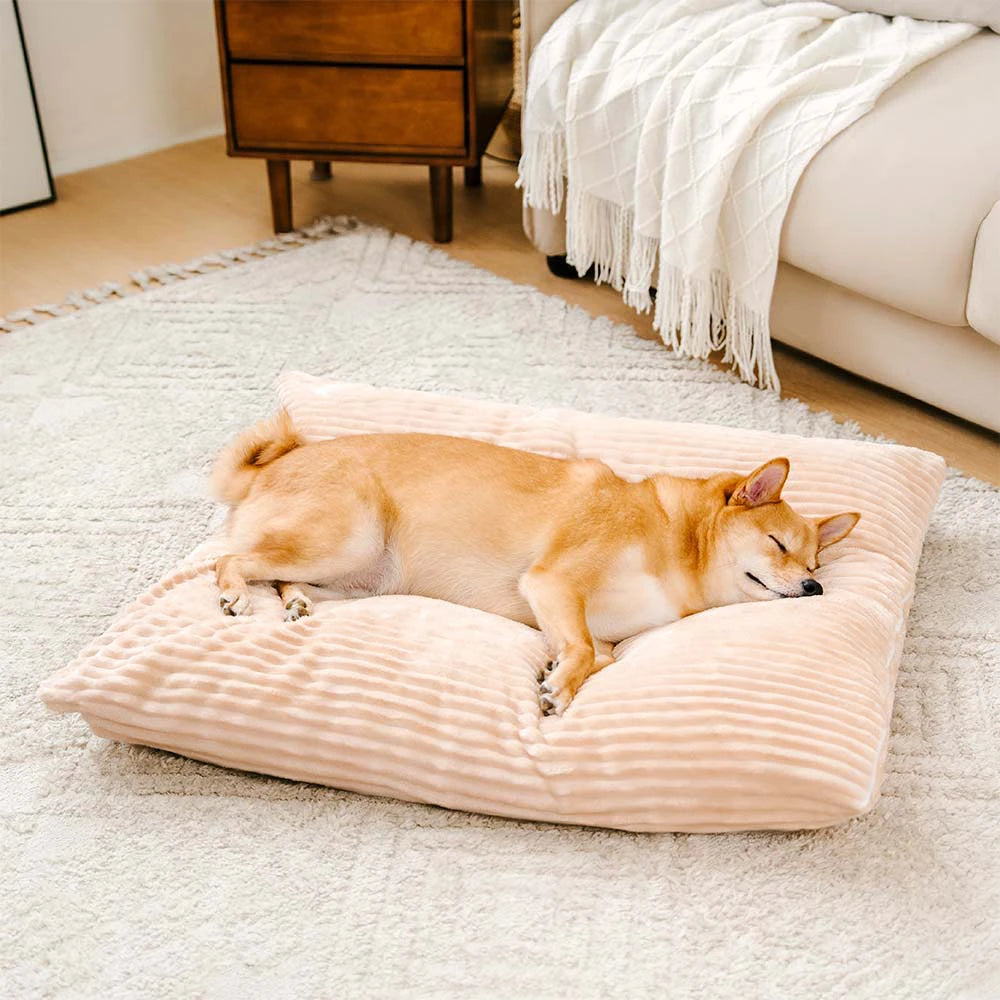 Cama de perro de sofá de gran y acogedora y acogedora