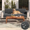 One-Piece Chenille Scratch-Resistant Durable Water-Repellent Non-Slip Outdoor Couch Cover