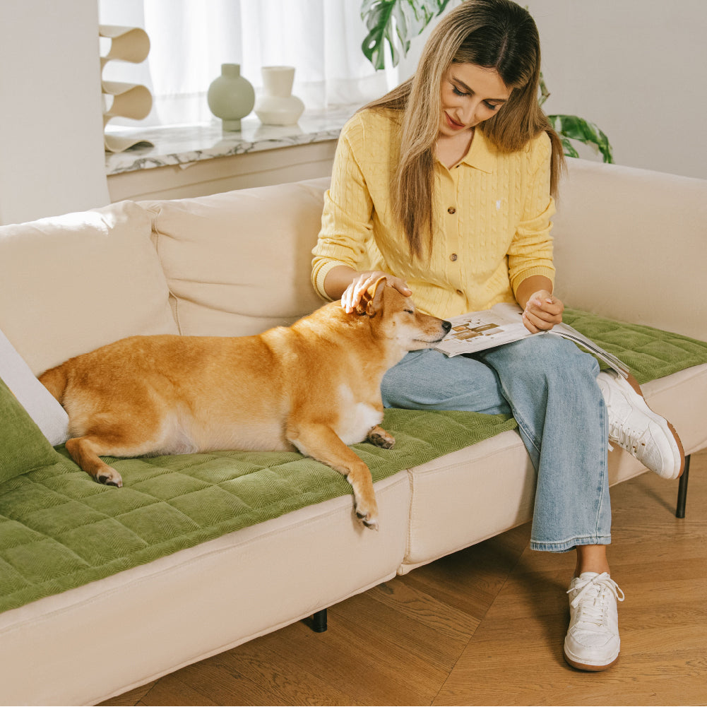Scratch-proof All-season Stain-resistant  Couch Cover Mat - Retro