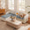 Lazy Soft Flannel Breathable Pet Mat Non-slip Sectional Couch Cover
