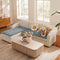 Lazy Soft Flannel Breathable Pet Mat Non-slip Sectional Couch Cover