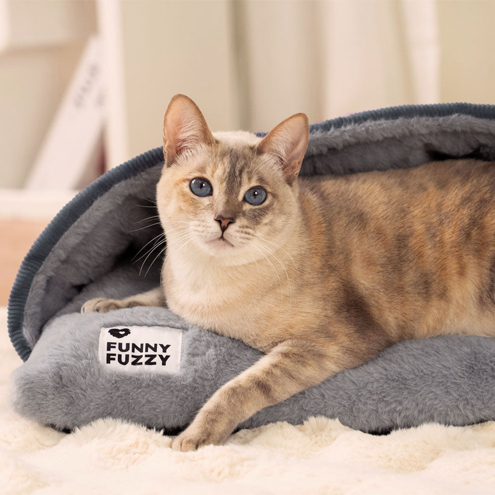 Ultra Soft Fuzzy Kitty Sleeping Bag Cat Bed