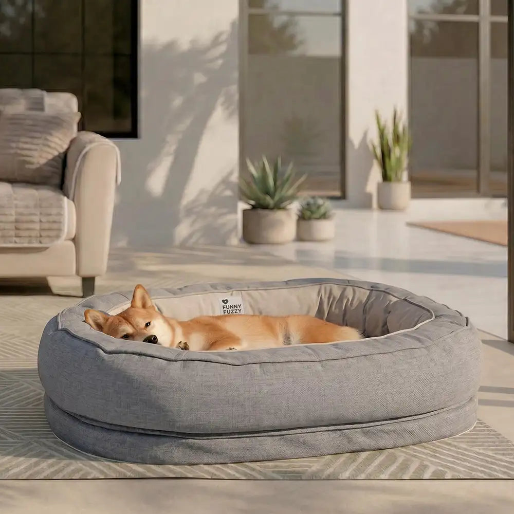 Donut Orthopedic Outdoor Dog Bed