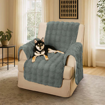 Water-resistant Fluffy Soft Furniture Protector Recliner Chair Covers Couch Covers