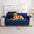 Water-Repellent Solid Color One Piece Couch Cover with Elastic Straps