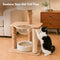 Faux Sisal Cat Scratcher Mat Sofa Protector with Velcro Tape