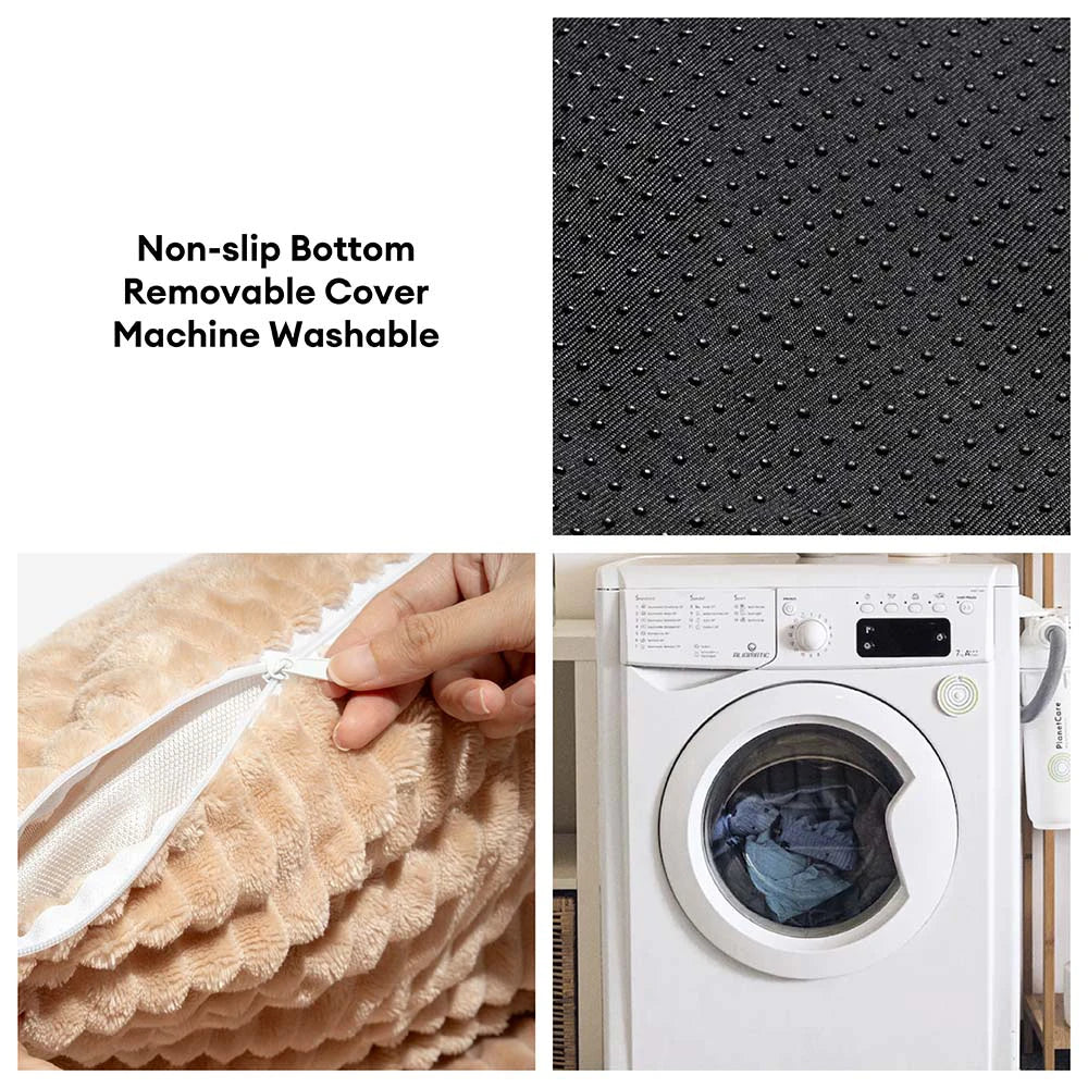 Cama de perro de sofá de gran y acogedora y acogedora