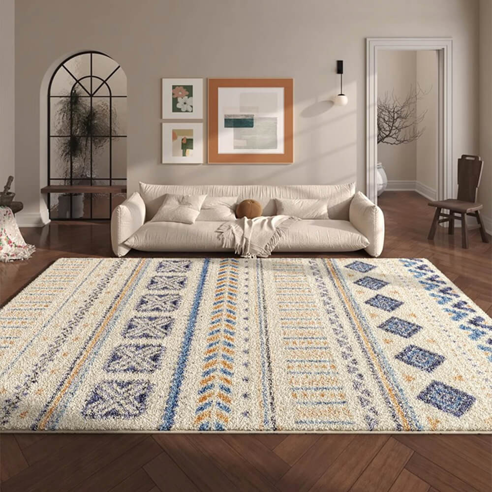 Bohemian Geometric Art Soft Comfort Smooth Area Rug