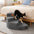 Cozy Corduroy Joint-Friendly Removable Spiral Pet Stairs - Pet-Friendly Bedroom
