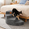 Cozy Corduroy Joint-Friendly Removable Spiral Pet Stairs - Pet-Friendly Bedroom