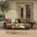 Simple Modern Jacquard High-Weight Non-Slip Chenille Outdoor Couch Cover