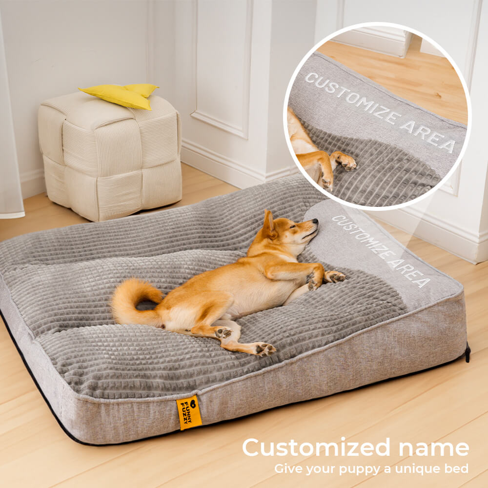 Customized Large Thick Scratch-resistant Spine Protection Dog Cushion Bed