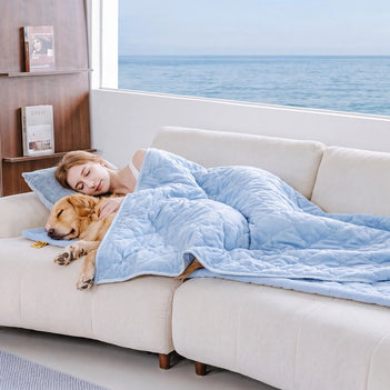 Double-Sided Cooling Dog Blanket - Chill Nest
