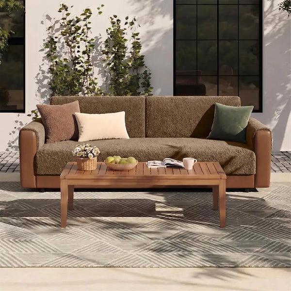 All-Season Breathable Chenille Scratch-Resistant Sofa Protection Outdoor Couch Cover