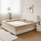 Plush Ribbed Bolster Fitted Sheet Mattress Cover - Cozy Nest
