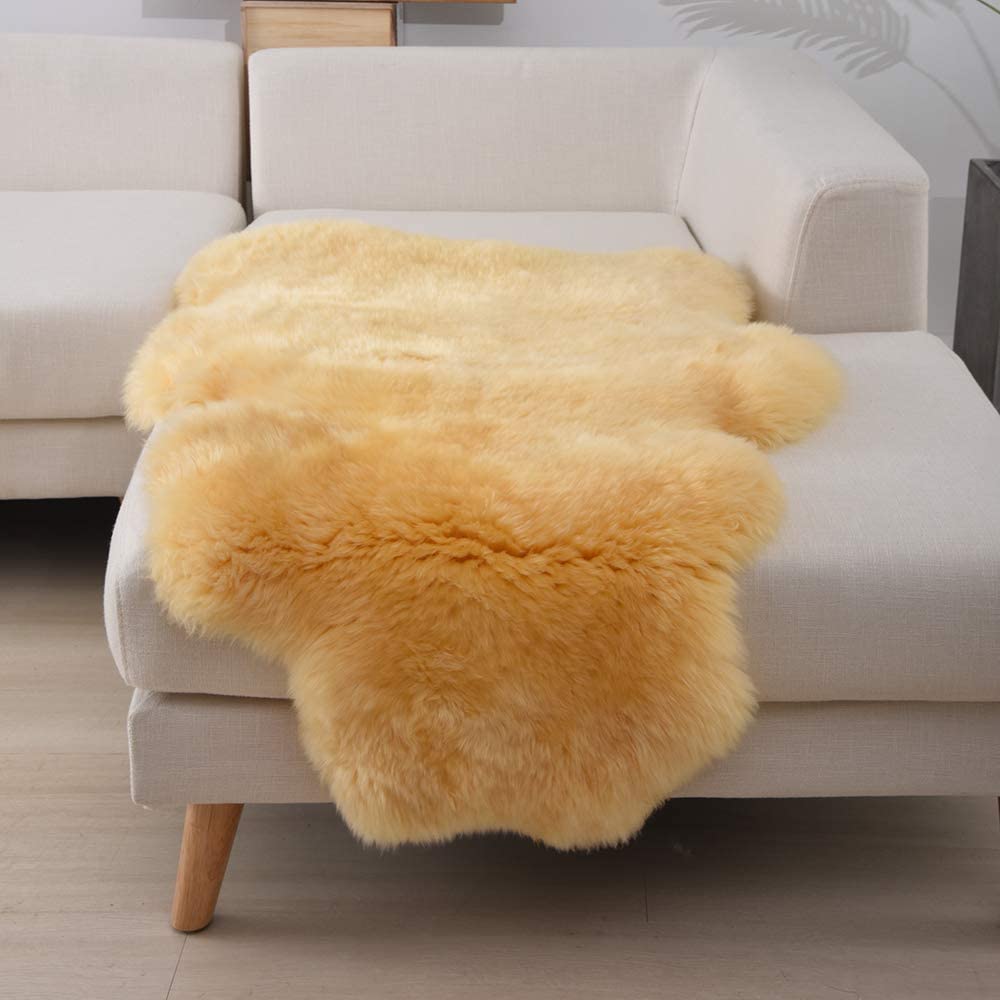 Long Plush Soft Irregular Cashmere Carpet – Cozy Comfort for Your Home