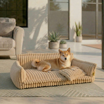 Large Washable Fluffy Orthopedic Soft Dog Pillow Outdoor Dog Sofa Bed-Snoozy Dream