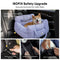 Portable ISOFIX Dog Car Seat Bed with LATCH System