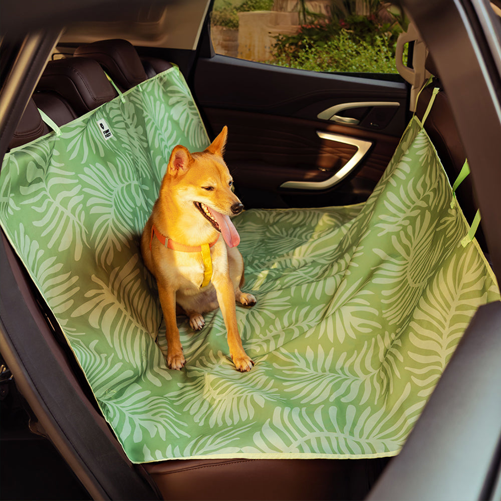 Tropical Style Waterproof Picnic Car Dual Use Back Seat Cover FunnyFuzzy