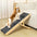 Wooden Dog Ramp 4 Levels Height Adjustable Foldable Dog Stairs