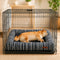 SnugNest Textured Stripe Orthopedic Dog Bed for Crate