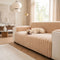 One-Piece Waterproof Pet-Friendly Ribbed Plush Recliner Couch Cover- Cozy Nest