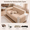 One-Piece Waterproof Pet-Friendly Ribbed Plush Recliner Couch Cover- Cozy Nest