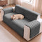 One-Piece Waterproof Pet-Friendly Ribbed Plush Recliner Couch Cover- Cozy Nest