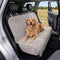 Ribbed Plush Waterproof Dog Car Seat Cover - Cozy Nest