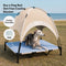 Breathable Cooling Elevated Dog Bed With Cooling Blanket