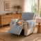 One-Piece Flannel Non-Slip Recliner Couch Cover with Elastic Straps - Cozy Nest