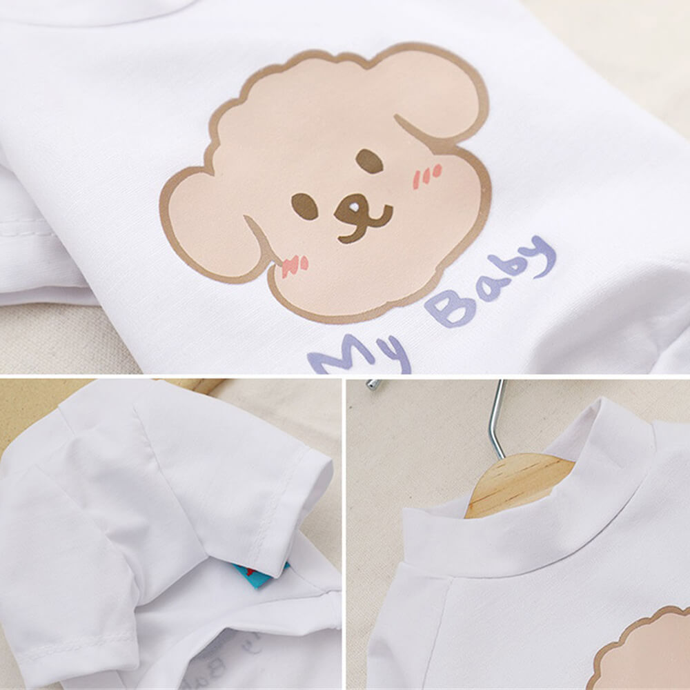 Cute "My Baby" Dog Shirt - Adorable and Cozy Pet Apparel