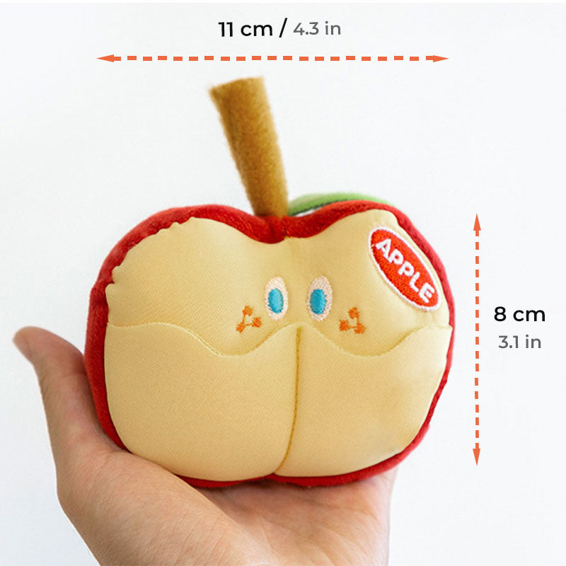 Apple Shape Hidden Food Squeaky Dog Toy
