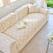 Modern Textured Striped Chenille Non-Slip Couch Cover